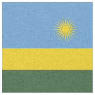 Ruanda-Flagge Stoff