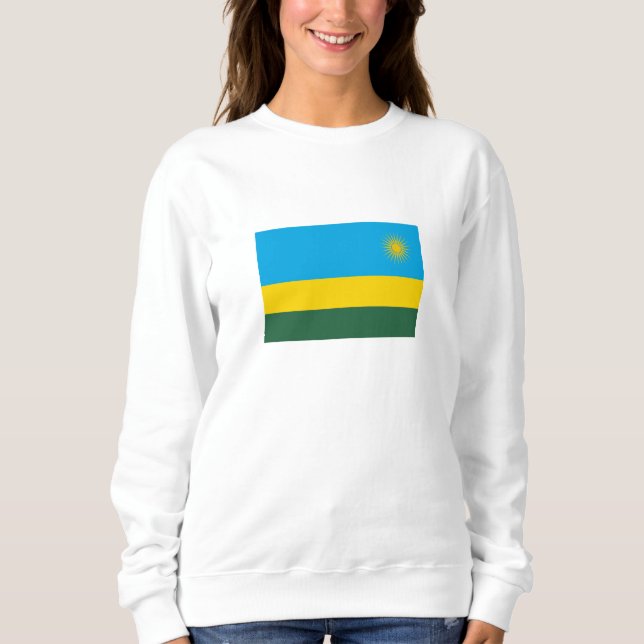 Ruanda-Flagge Sweatshirt (Vorderseite)