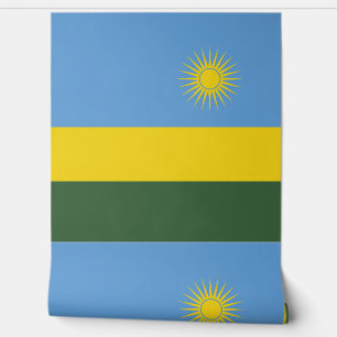 Ruanda-Flagge Tapete