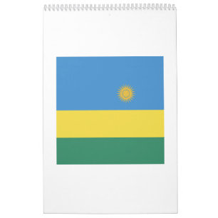Ruanda-FlaggenEmblem Kalender