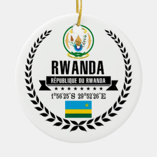 Ruanda Keramik Ornament