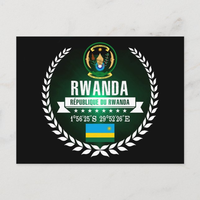 Ruanda Postkarte (Vorderseite)