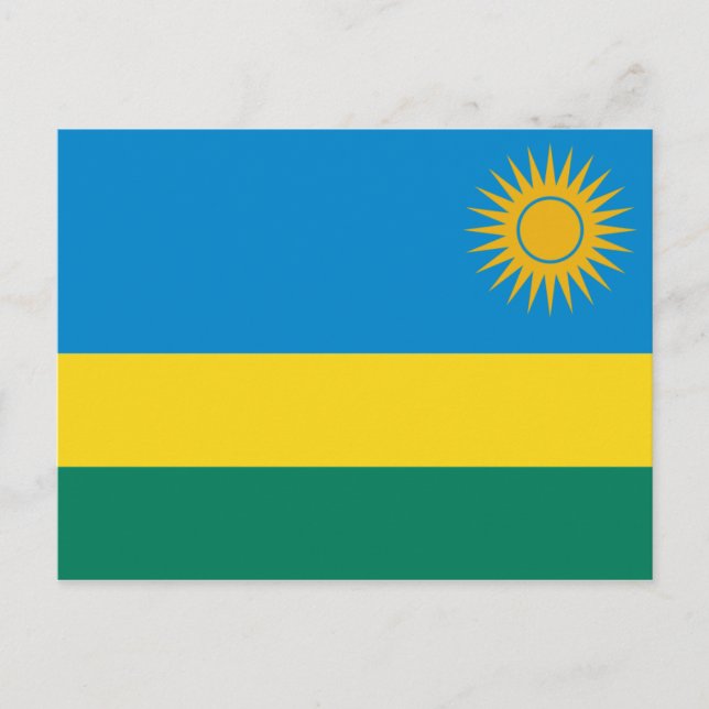 Ruanda Postkarte (Vorderseite)