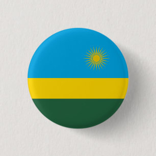 Ruandische Flagge, Flagge Ruandas Button