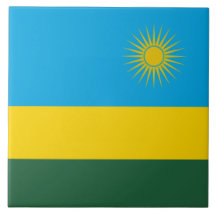 Ruandische Flagge (Ruanda) (afrikanisches Land)