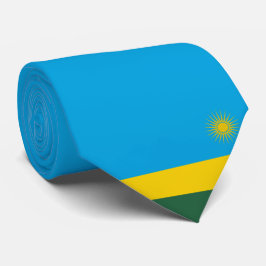 Ruandische Flagge (Ruanda) (afrikanisches Land) Krawatte