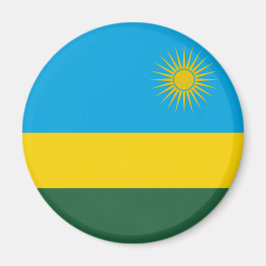 Ruandische Flagge (Ruanda) (afrikanisches Land) Magnet
