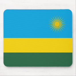 Ruandische Flagge (Ruanda) (afrikanisches Land) Mousepad
