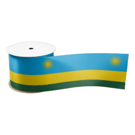 Ruandische Flagge (Ruanda) (afrikanisches Land) Satinband