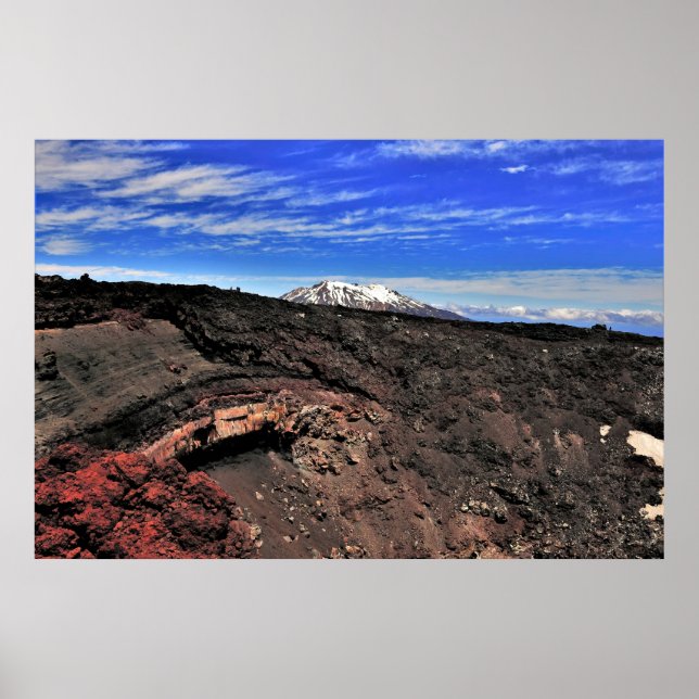 Ruapehu und der Ngaurahoe Poster (Vorne)