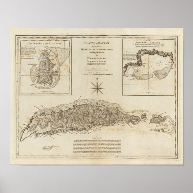 Ruatan oder Rattan Poster (Vorne)