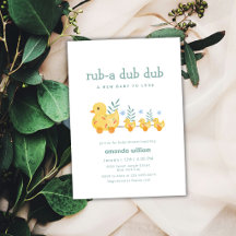 Rub A Dub Dub Kirsch-Mommy-Enten-Baby-Party  