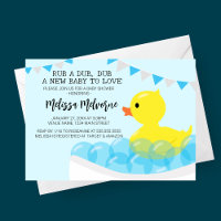 Rub A Dub Dub, Rubber Ducky Baby Dusche
