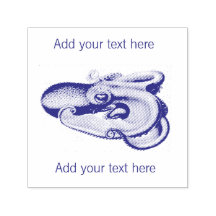 RUBBER-BRIEFMARKE: VINTAGES OCTOPUS + KUNDENBARE T