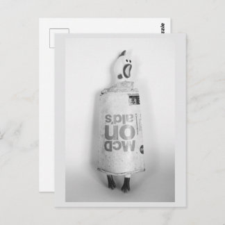 Rubber Chicken Recycle Fashion Postcard Postkarte
