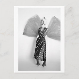 Rubber chicken with wings - Elle - Postcard Postkarte