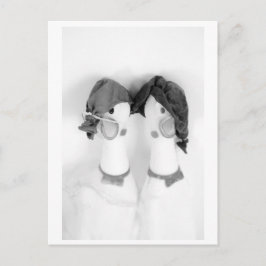 Rubber chickens - The Balloon Twins Postkarte