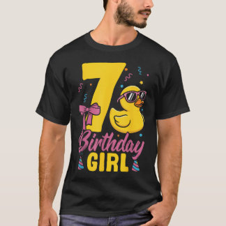 Rubber Duck 7Th Birthday T-Shirt