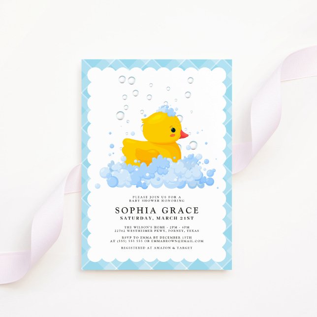 Rubber Duck Baby Duck Einladung (Von Creator hochgeladen)