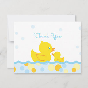 Rubber Duck Baby Shower Danke