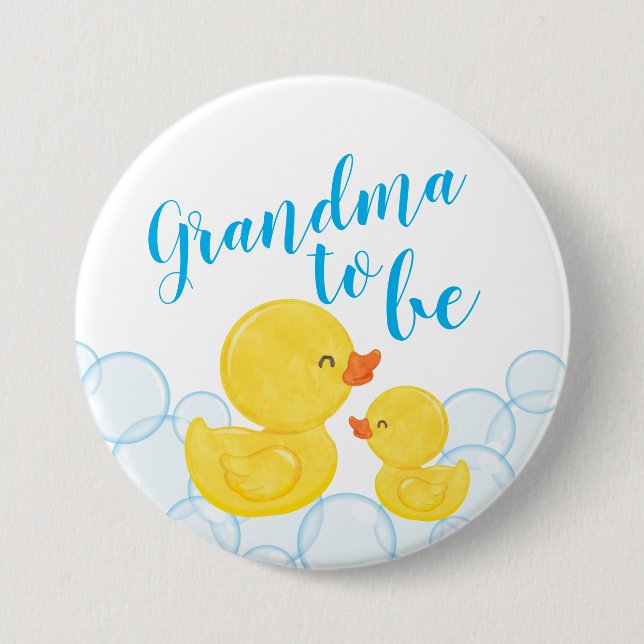 Rubber Duck Baby Showgranma wird Button (Vorderseite)