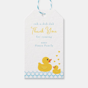 Rubber Duck Baby Showmarke   Niedlicher Dank Geschenkanhänger