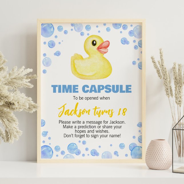 Rubber Duck Birthday Time Kapsel Zeichen Poster (Von Creator hochgeladen)