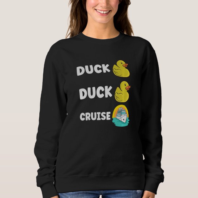 Rubber Duck Boating Boat Captain Cruise Ship Cruis Sweatshirt (Vorderseite)