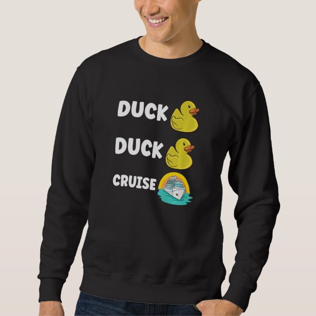 Rubber Duck Boating Boat Captain Cruise Ship Cruis Sweatshirt (Vorderseite)