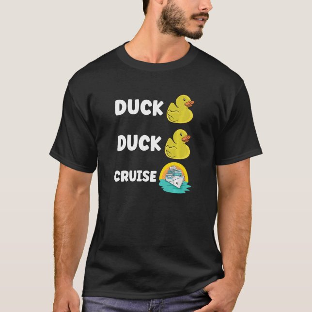 Rubber Duck Boating Boat Captain Cruise Ship Cruis T-Shirt (Vorderseite)