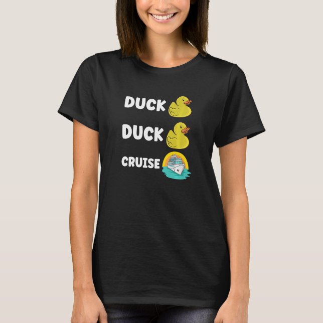 Rubber Duck Boating Boat Captain Cruise Ship Cruis T-Shirt (Vorderseite)