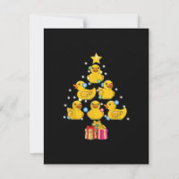 Rubber Duck Christmas Tree Duckie Quack Weihnachte