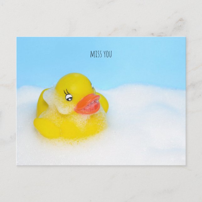 Rubber Duck Custom Postcard Postkarte (Vorderseite)