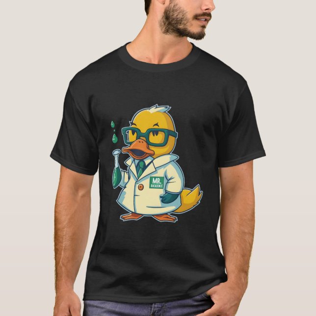 Rubber Duck Duckie Scientist T-Shirt (Vorderseite)