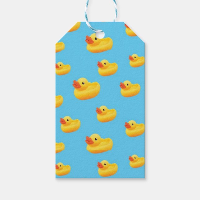 Rubber Duck Gift Tags Geschenkanhänger (Vorderseite)