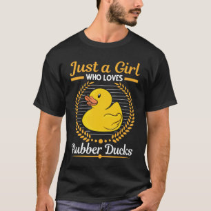 Rubber Duck Girl Bath Gift T-Shirt