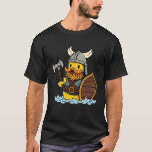 Rubber Duck Kostüm Niedlich Duckie Viking Krieger T-Shirt
