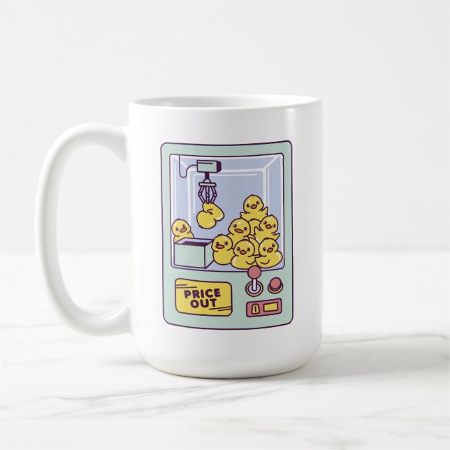 RUBBER DUCK MACHINE T - Shirt Kaffeetasse (Links)