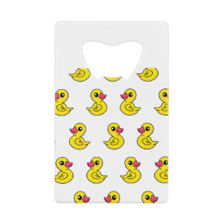 Rubber Duck Pattern Geldbeutel Flaschenöffner