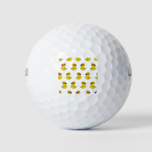 Rubber Duck Pattern Golfball (Vorderseite)