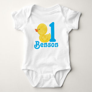 Rubber Duck Personalisiert Birthday Bodysuit Baby Strampler