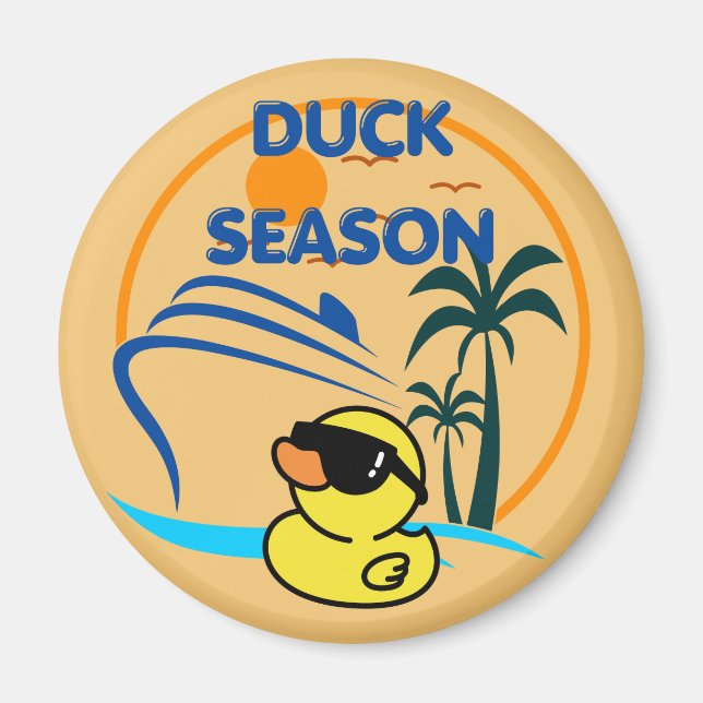 Rubber Duck Season Door Magnet (Vorne)