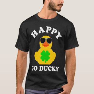 Rubber Duck Sonnenbrille Happy Go Ducky Pun St Pat T-Shirt