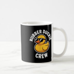 Rubber Duckie Crew genießt den Kreuzfahrturlaub Kaffeetasse