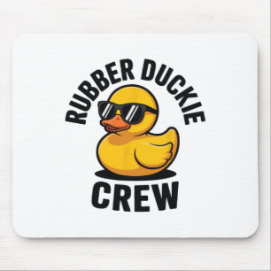 Rubber Duckie Crew Liebe Rubber Duck Duschen Th Mousepad