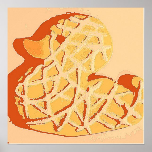 Rubber Duckie Pop Art Poster (Vorne)