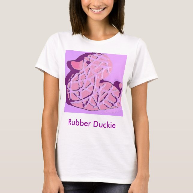 Rubber Duckie Pop Art T-Shirt (Vorderseite)