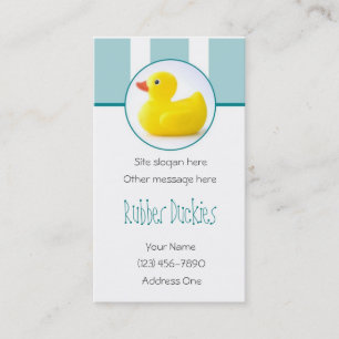 Rubber Duckies Business Cards Visitenkarte