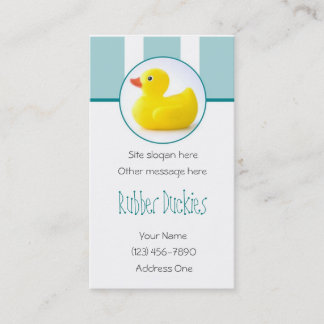 Rubber Duckies Business Cards Visitenkarte