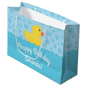 Rubber Ducky 1. Geburtstag Party Kinder Baby Große Geschenktüte